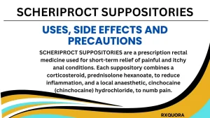SCHERIPROCT SUPPOSITORIES
